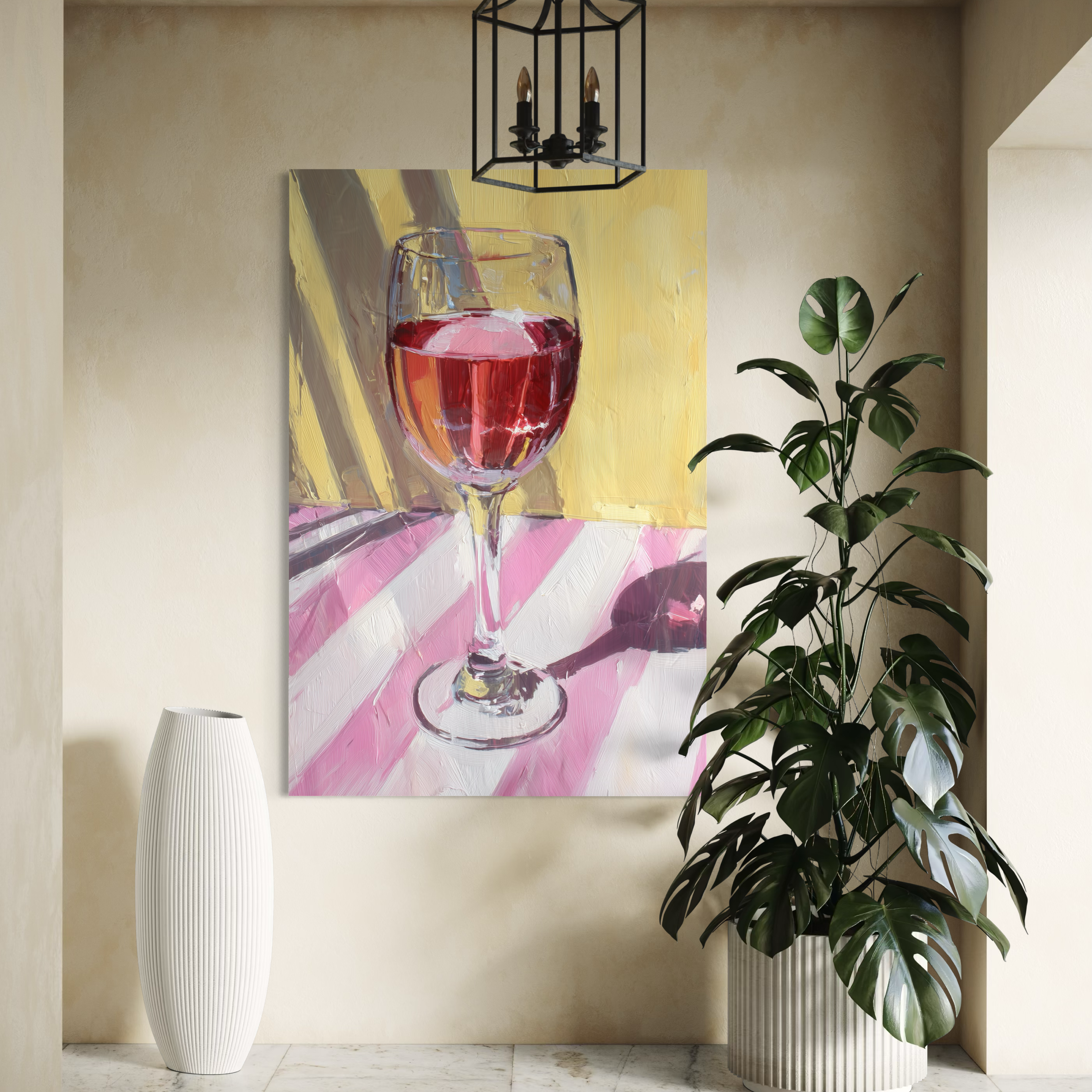 Evening Rose Glass
