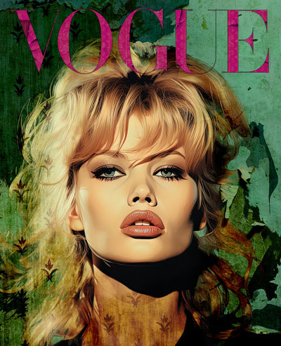 Brigitted Bardot Vogue - René Ladenius Digital Art