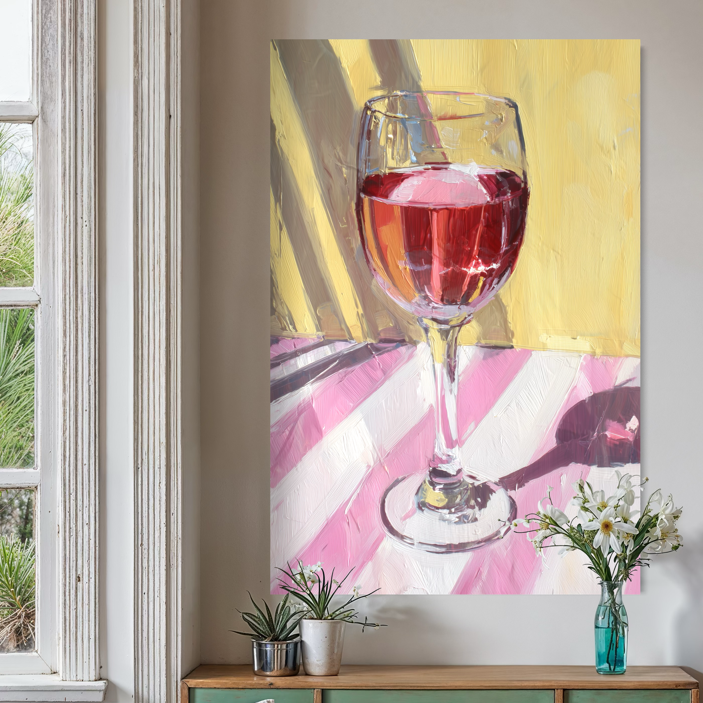 Evening Rose Glass