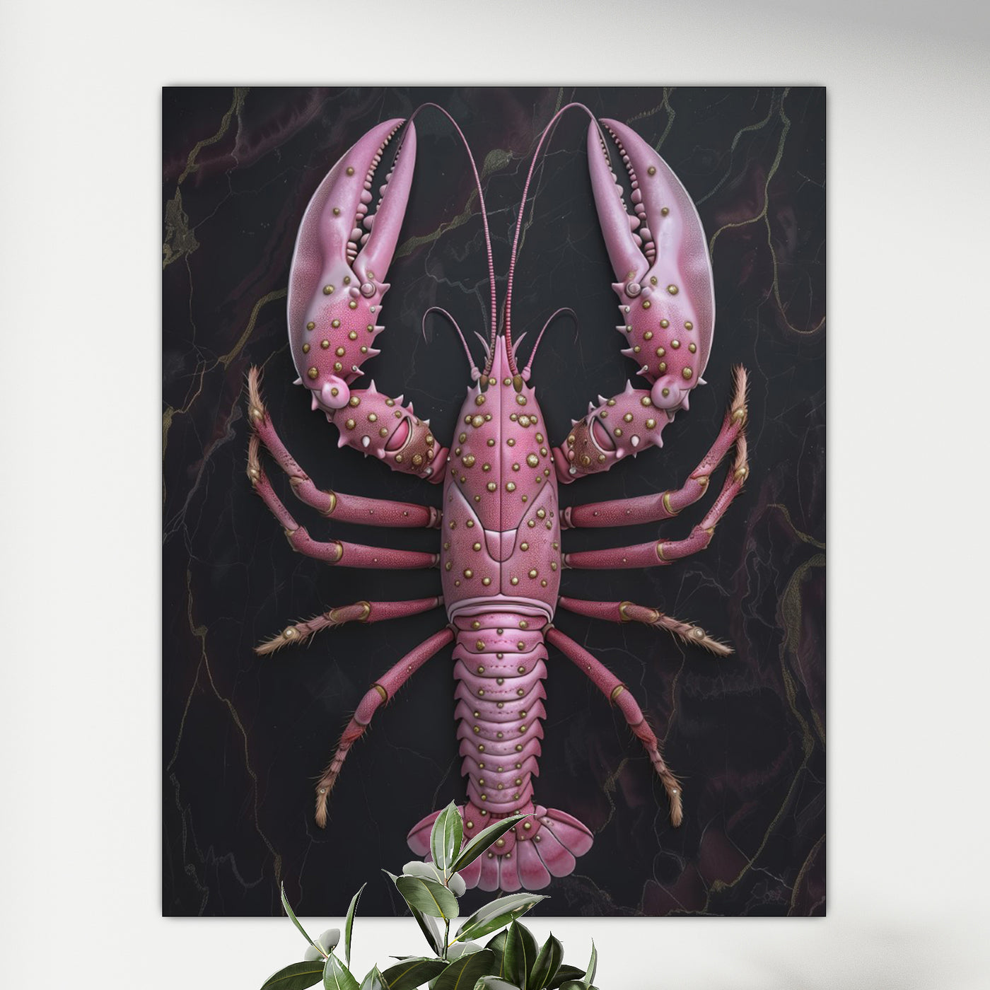 Lobster pink - René Ladenius Digital Art