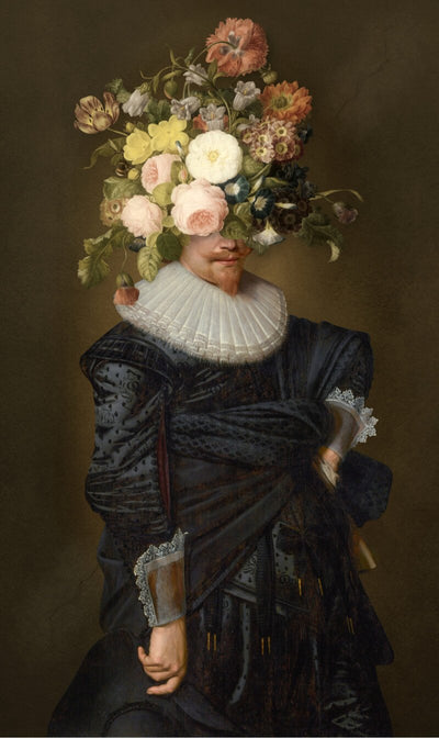Portrait of a man & portrait of a woman