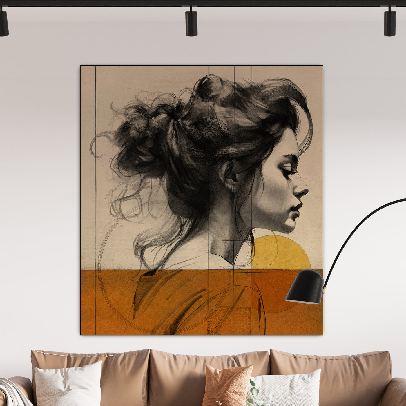 Portraits Jaune - Orange - Marja Van Den Hurk