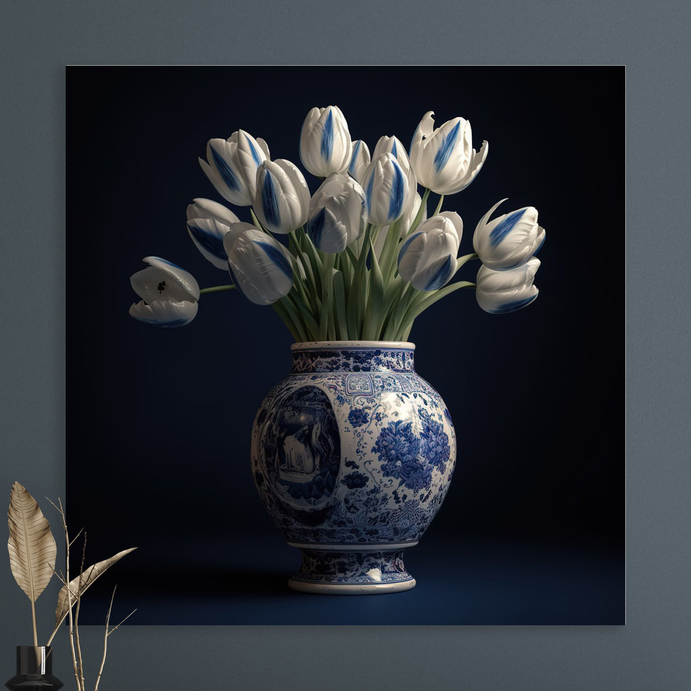 Tulpen in een vaas l  - René Ladenius Digital Art