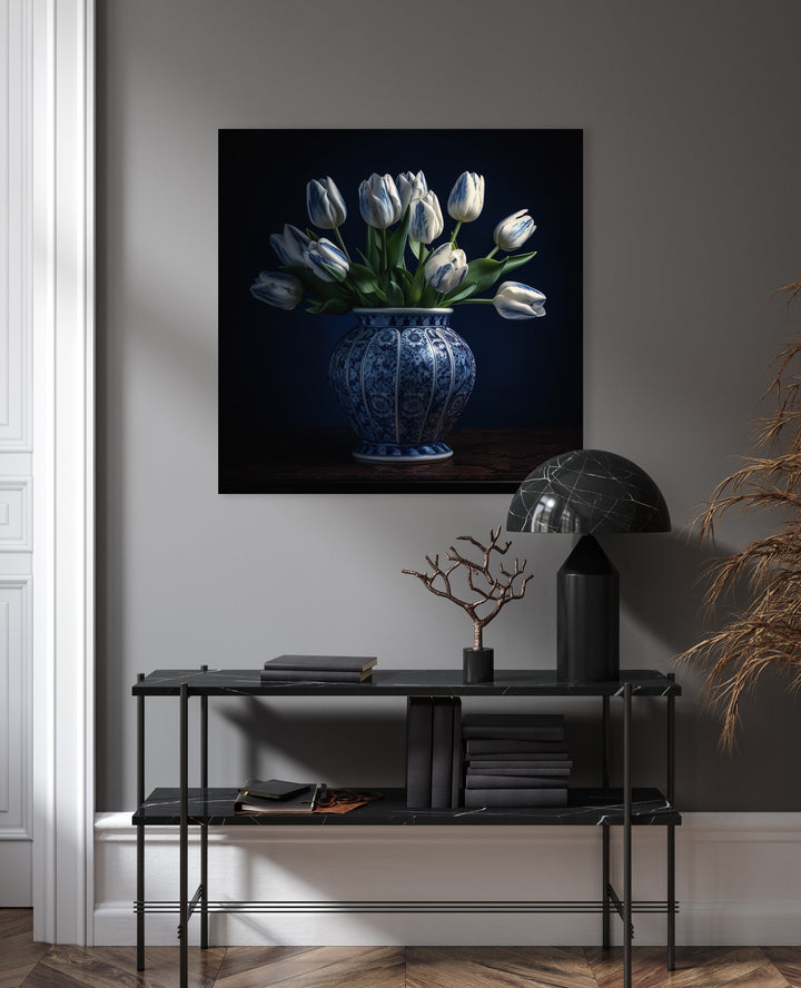 Tulpen in een vaas ll - René Ladenius Digital Art