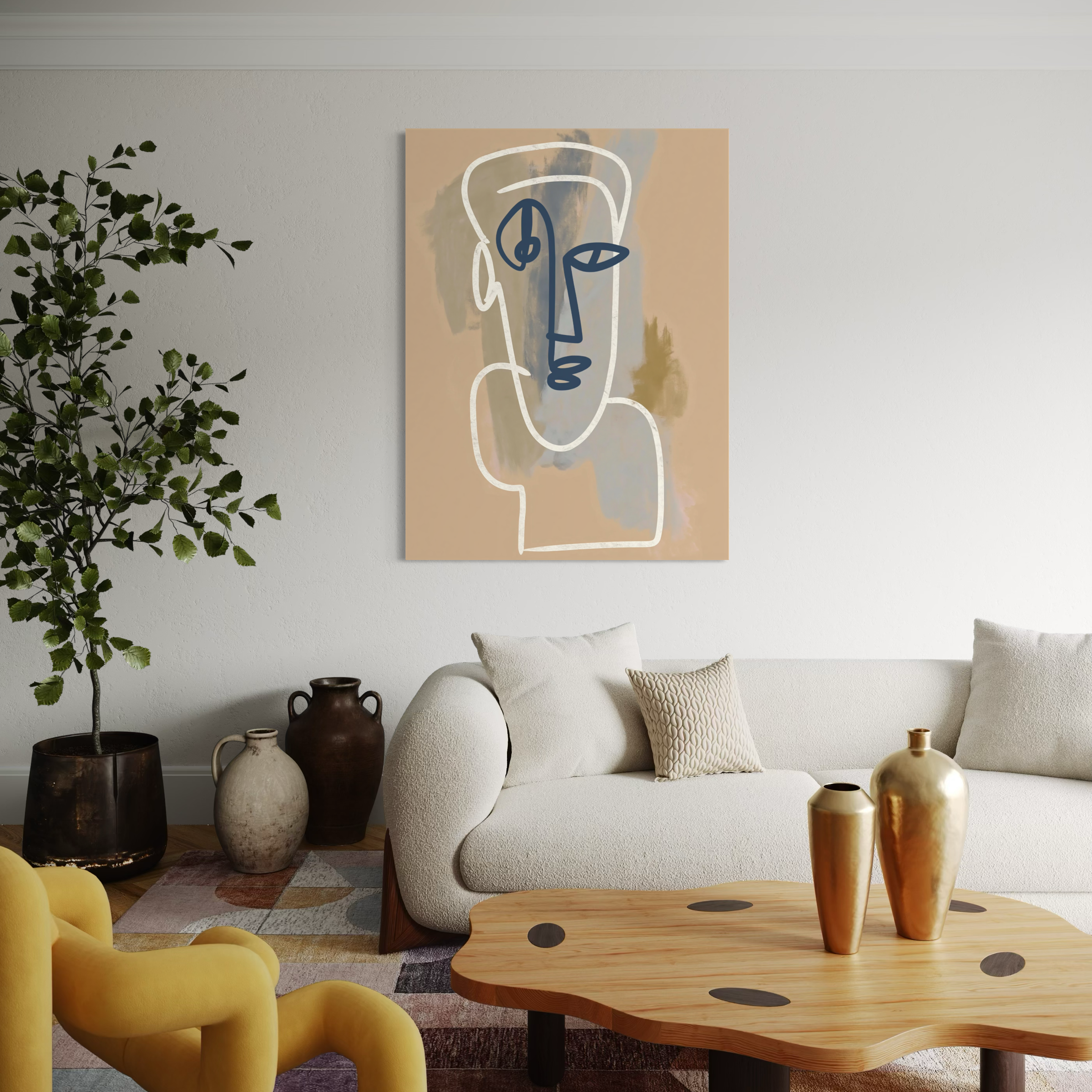 Abstract Visage