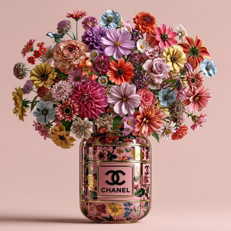 Chanel Pink - Rene Ladenius Digital Art