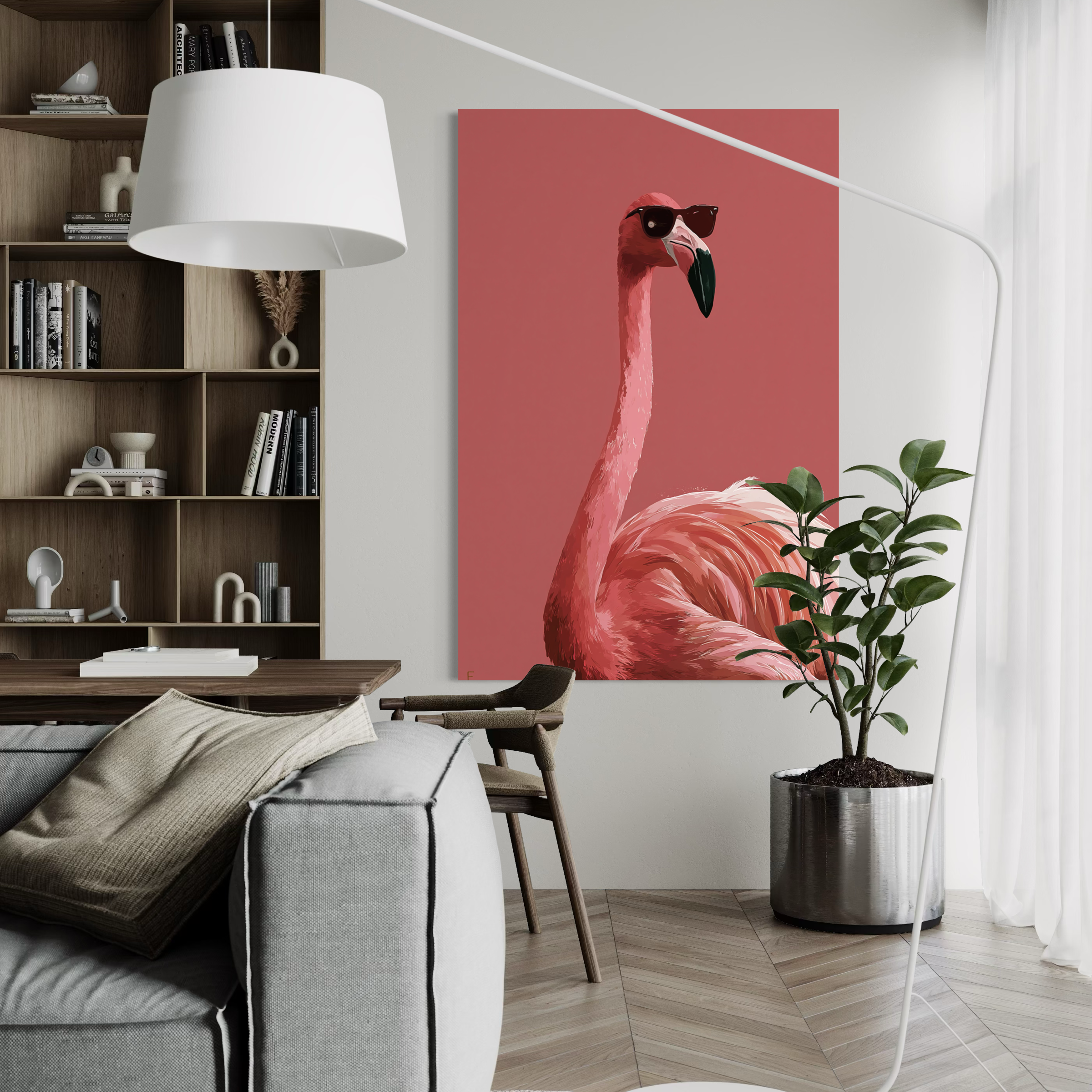 Cool Flamingo Attitude