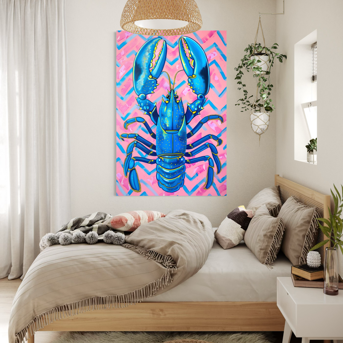 Electric Blue Lobster