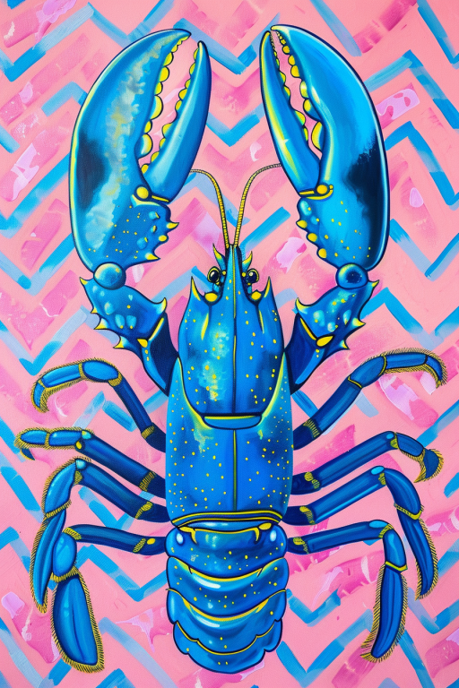 Electric Blue Lobster