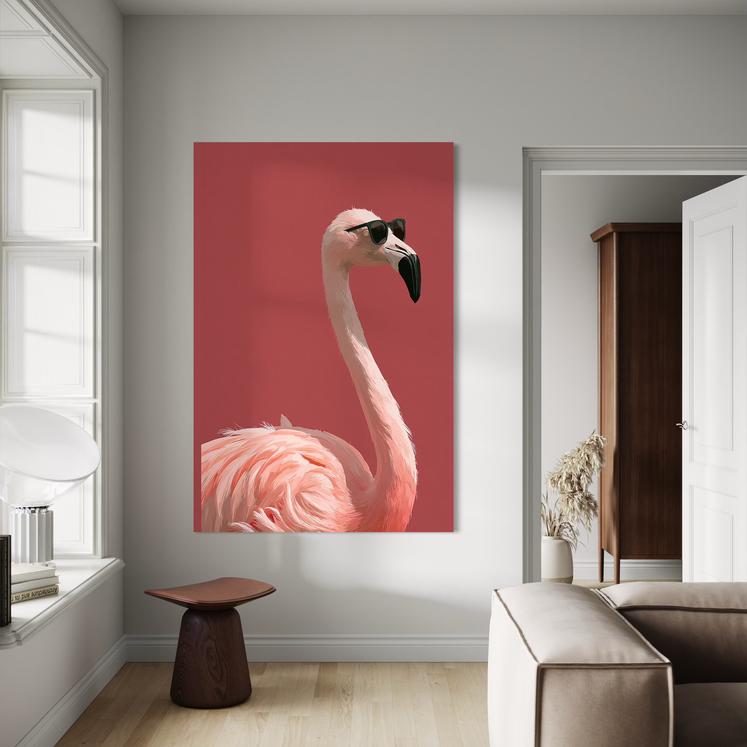 Flamingo in Shades