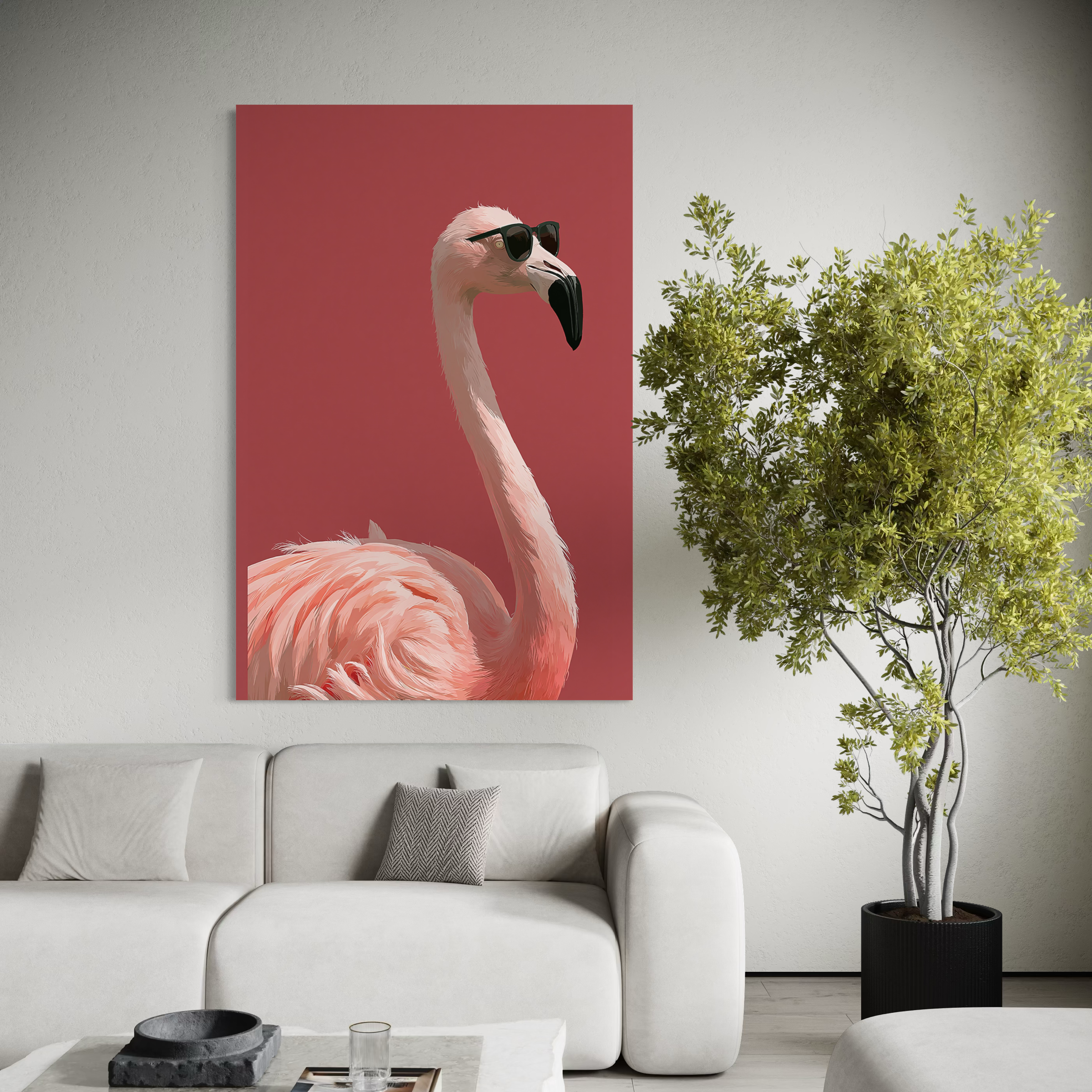 Flamingo in Shades