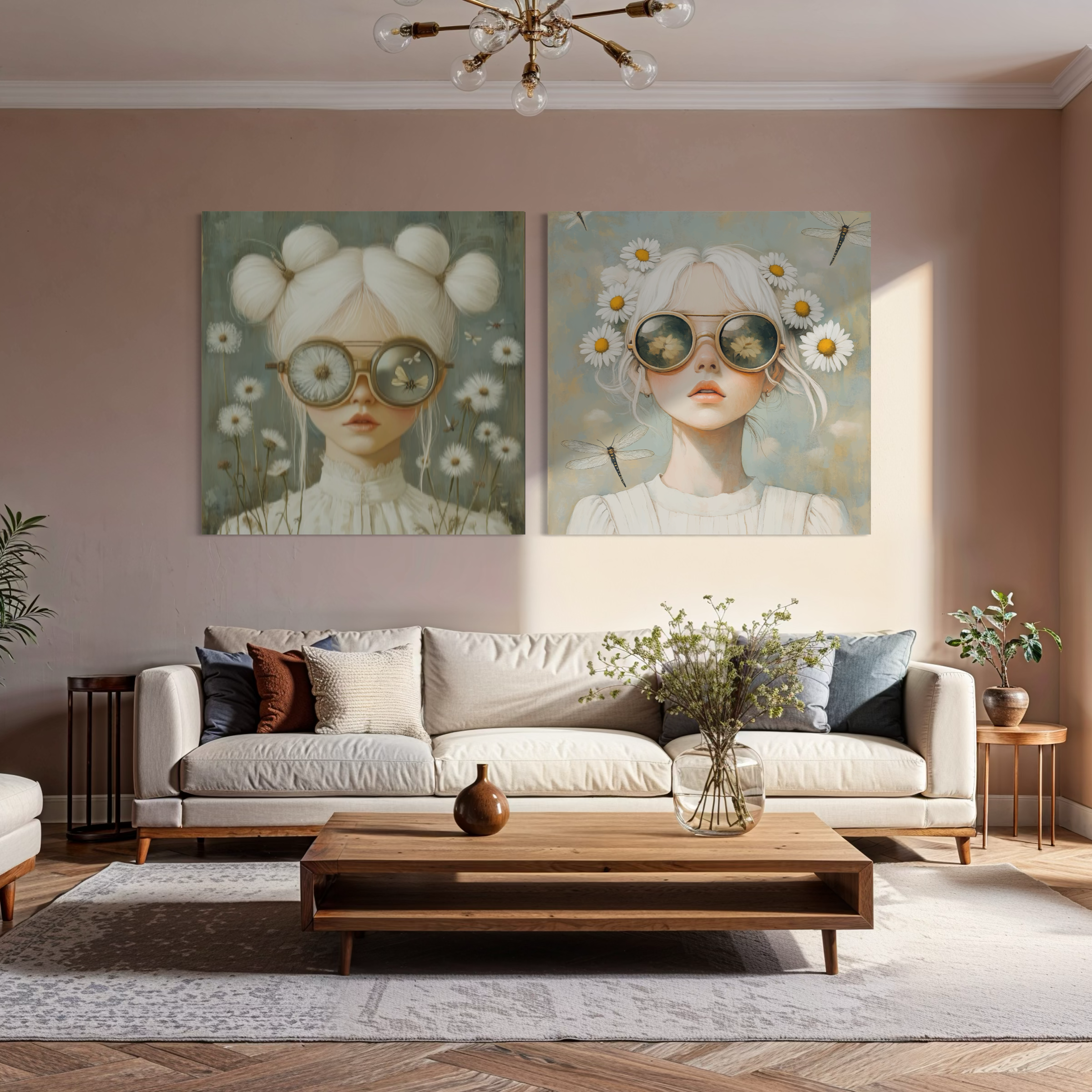 Fluffy garden & Madelief