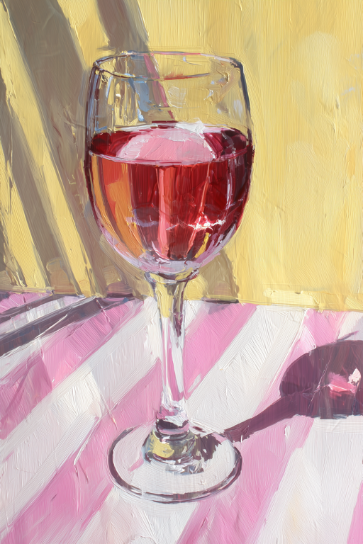 Evening Rose Glass