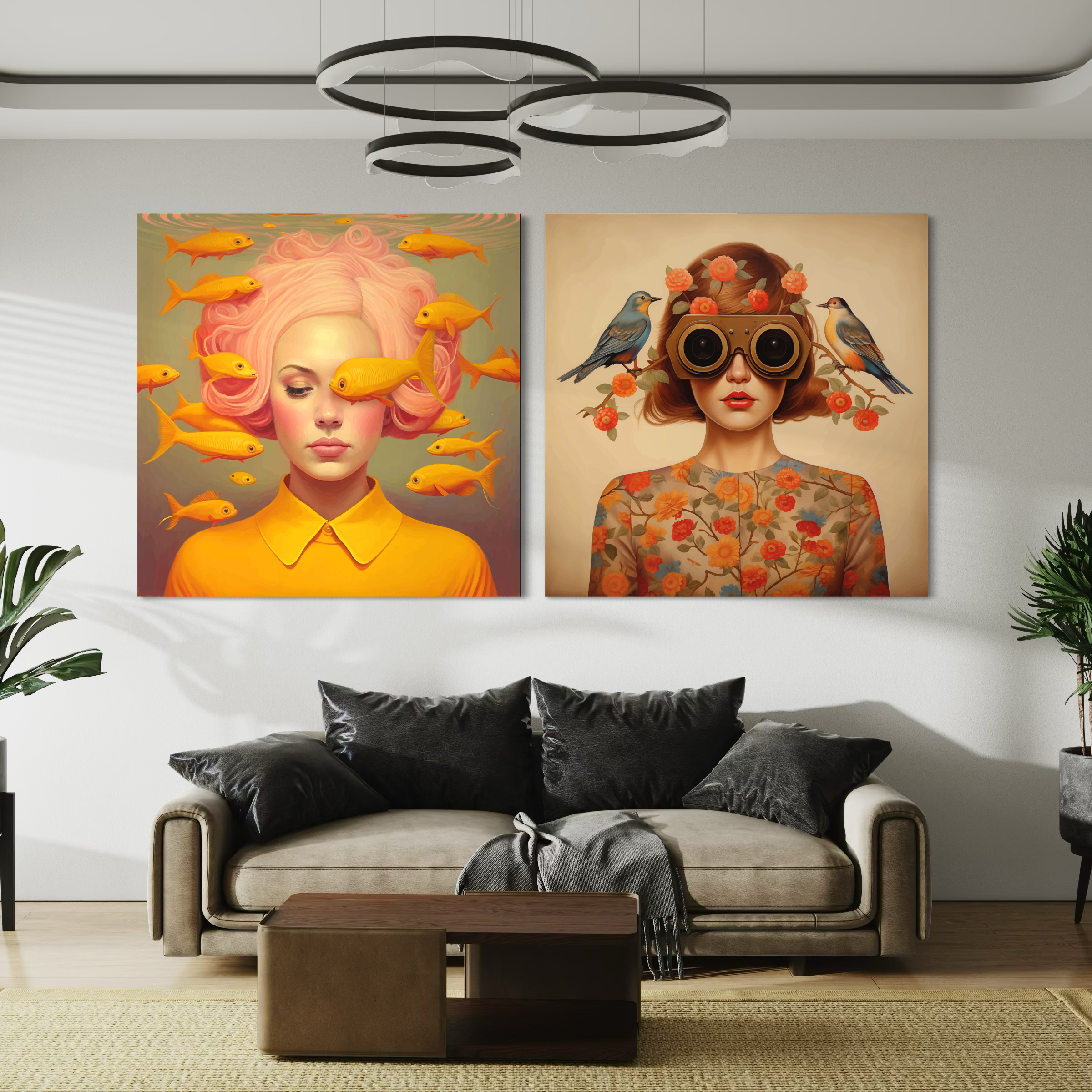 Orange & Vogelspotter