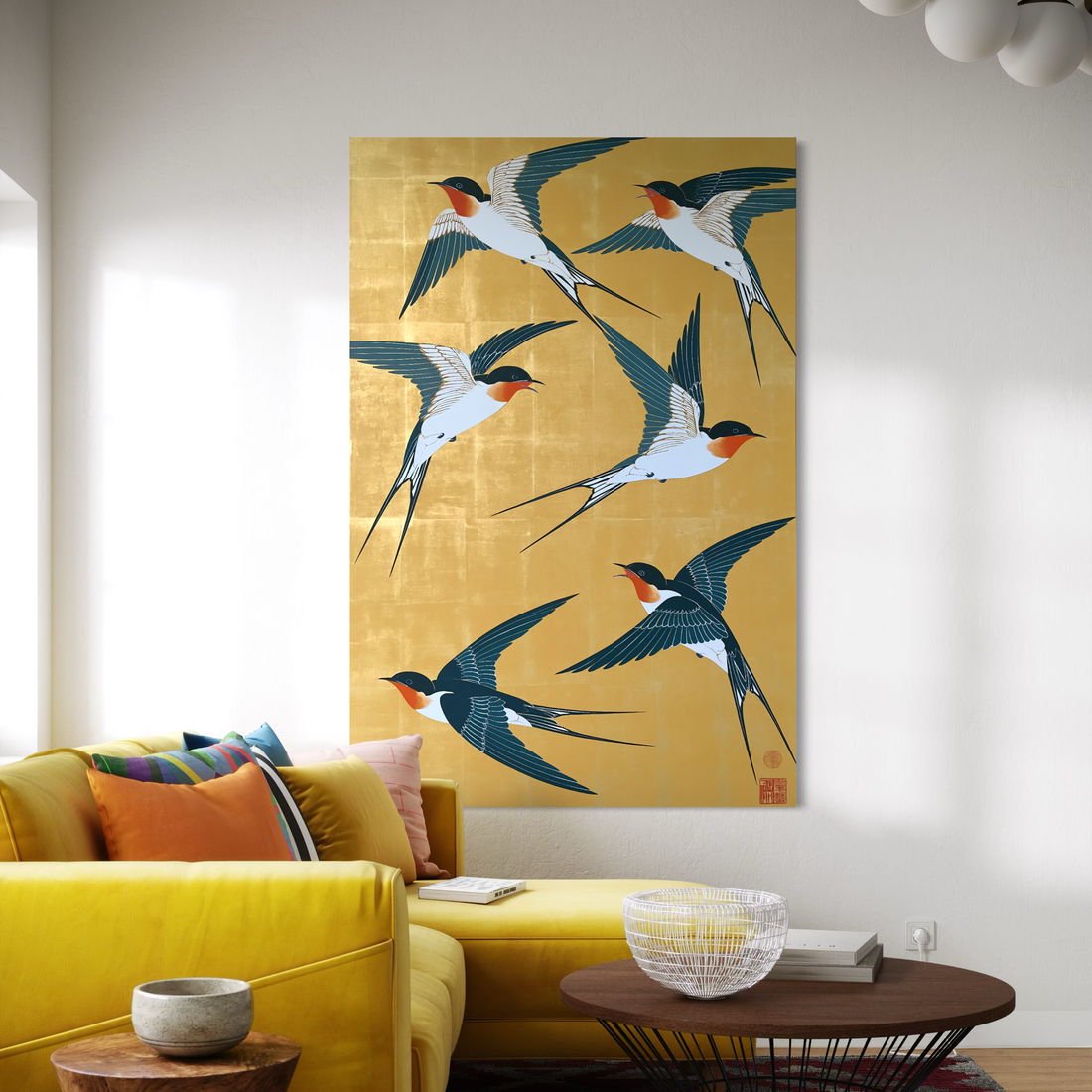 Swallows in Flight