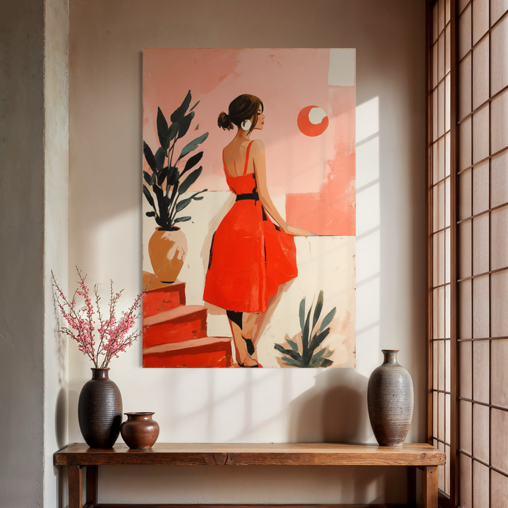 The Scarlet Dress
