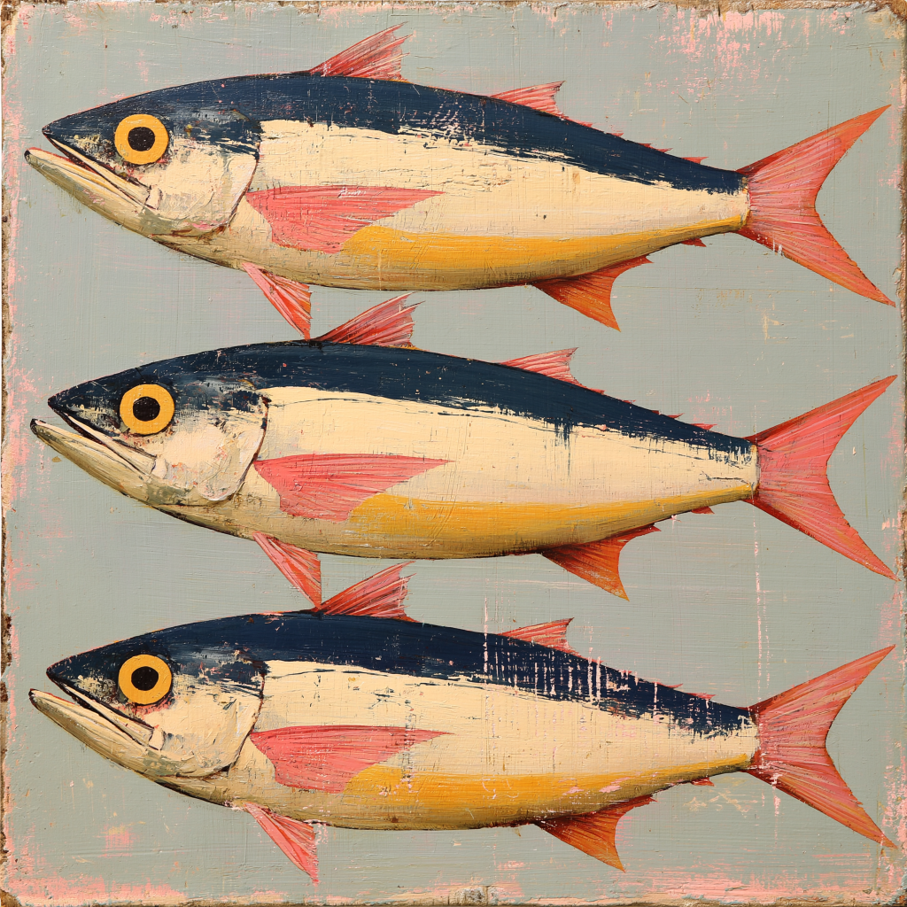 Three Drifting Tuna
