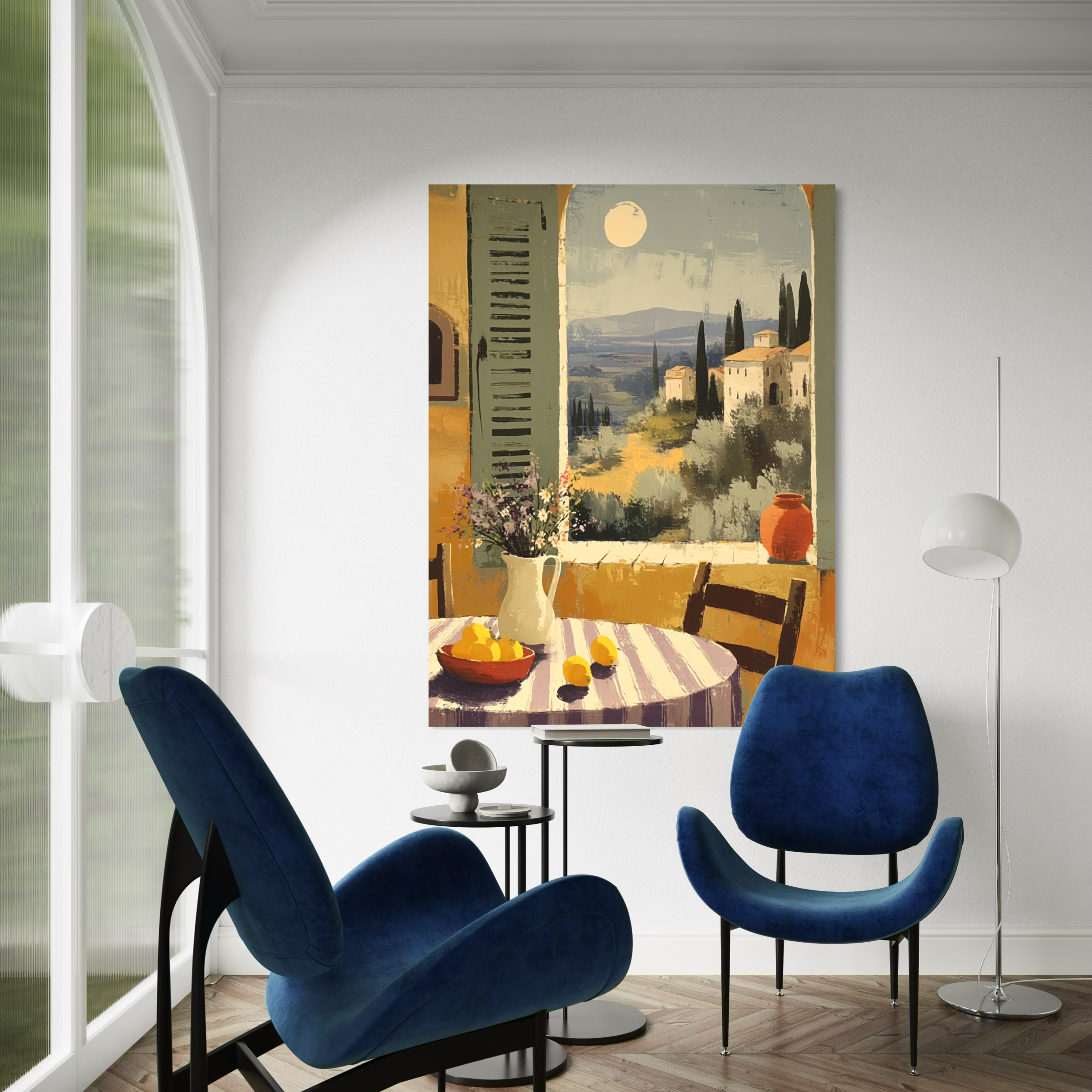 Tuscan Moonlight Window