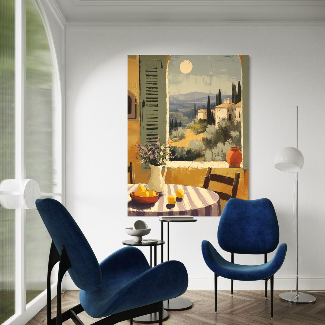 Tuscan Moonlight Window