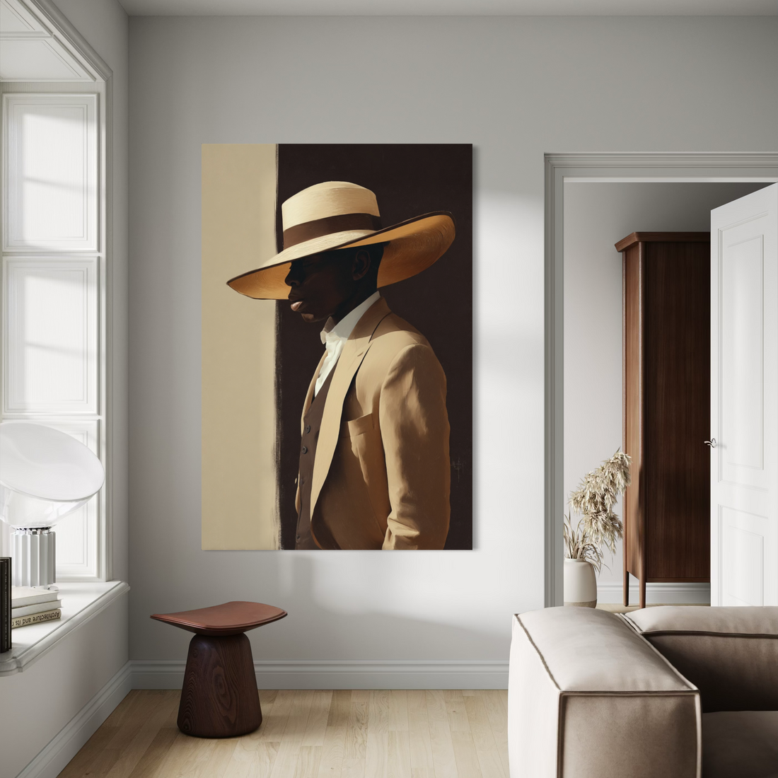 Wide Brim Elegance