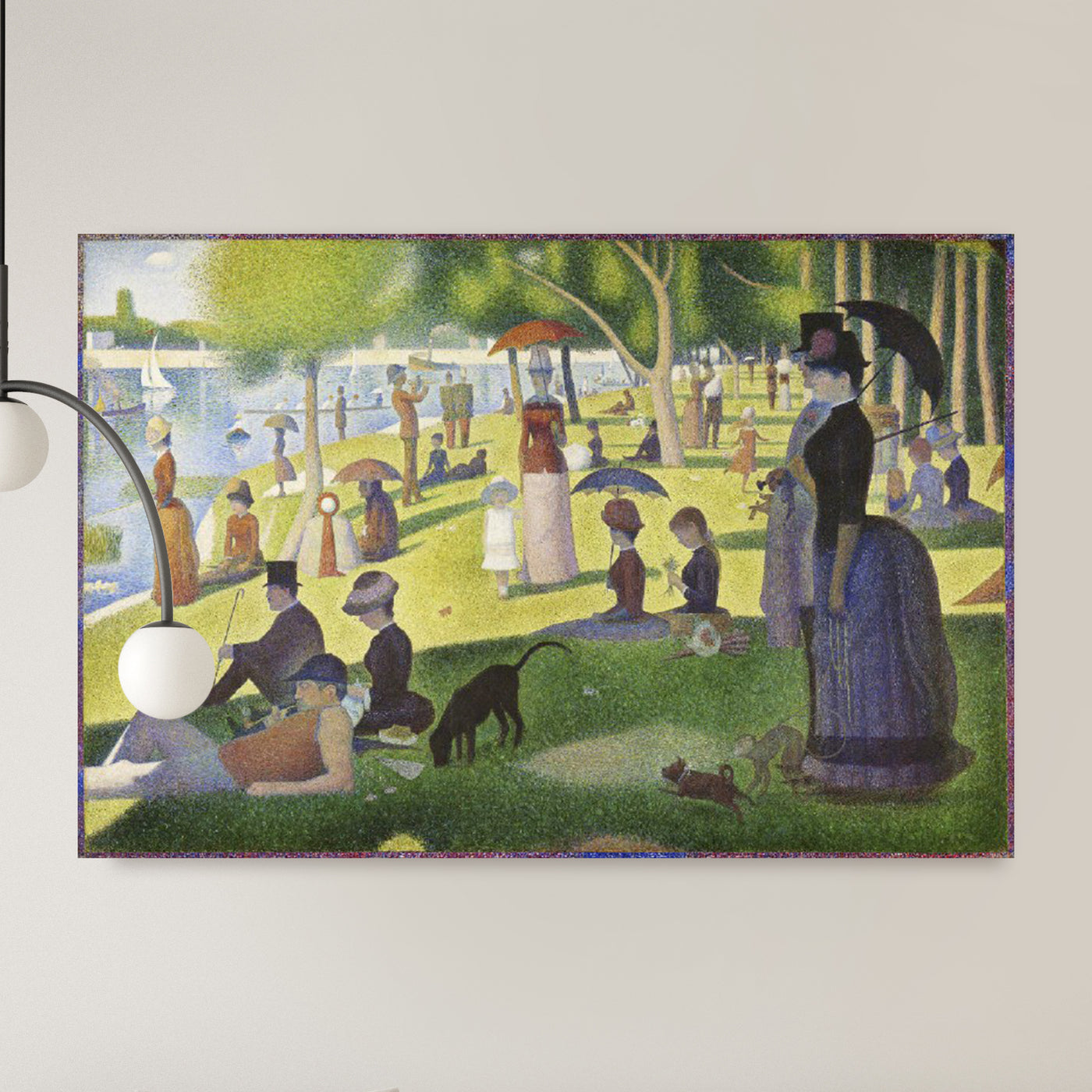 Ein Sonntag auf La Grande Jatte (1884) von Georges Seurat