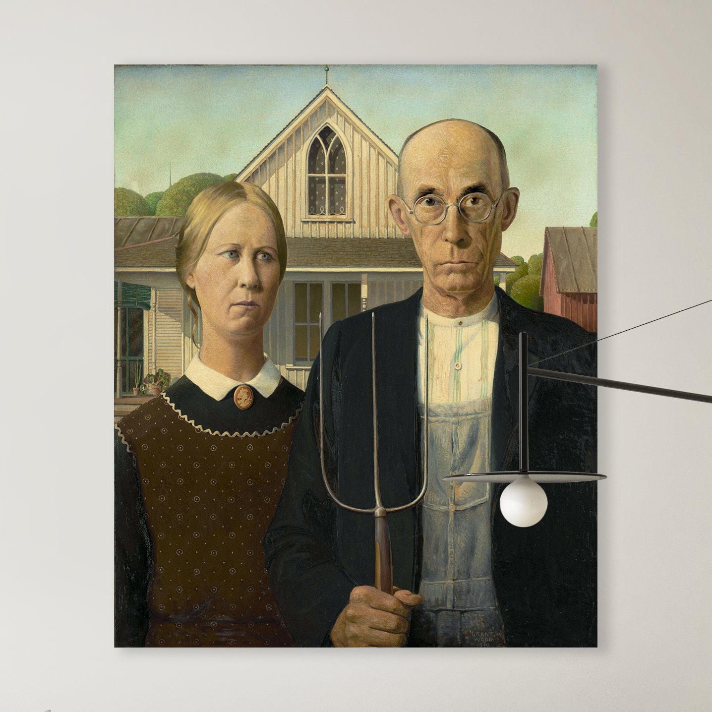 Amerikanische Gotik - Grant Wood
