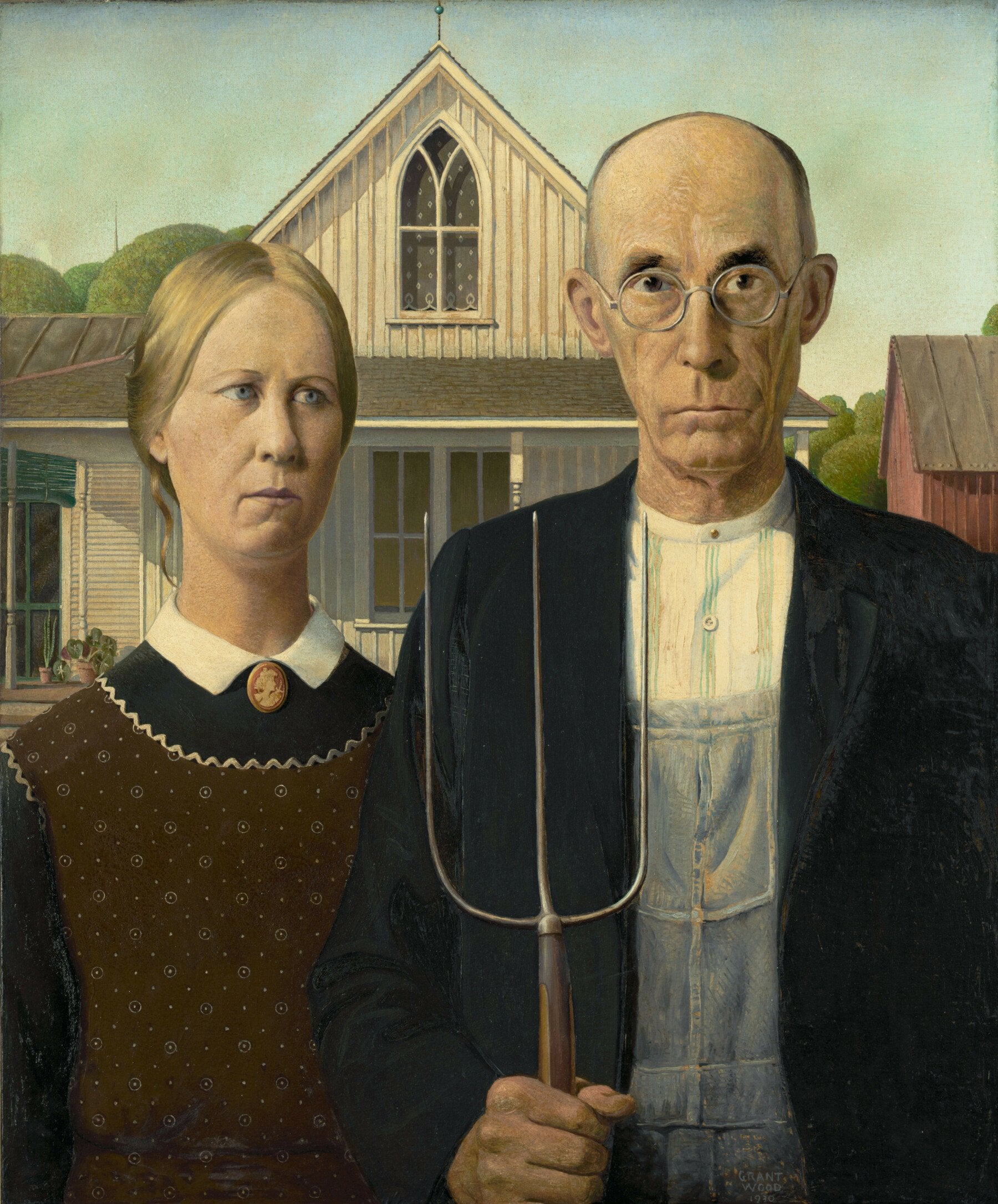 Amerikanische Gotik - Grant Wood