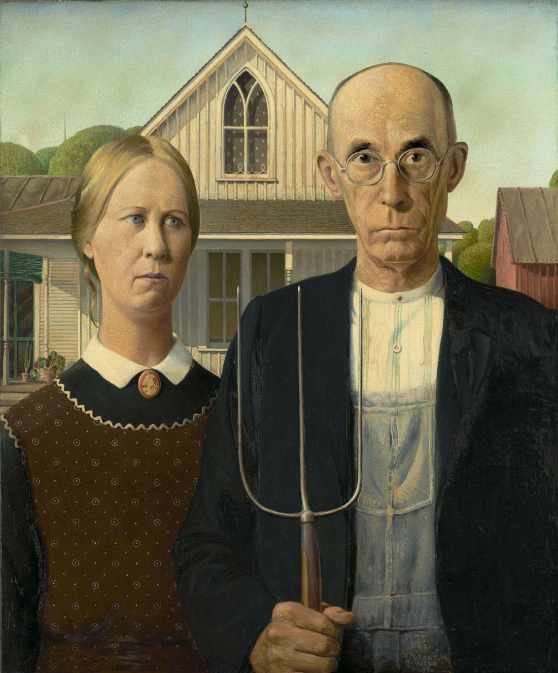 Amerikanische Gotik - Grant Wood