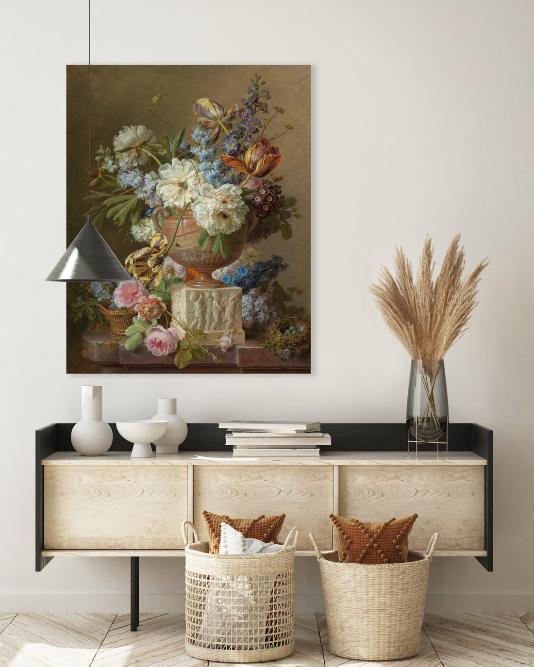 Stilleben mit Blumen und Alabastervase, Gerard van Spaendonck, 1783