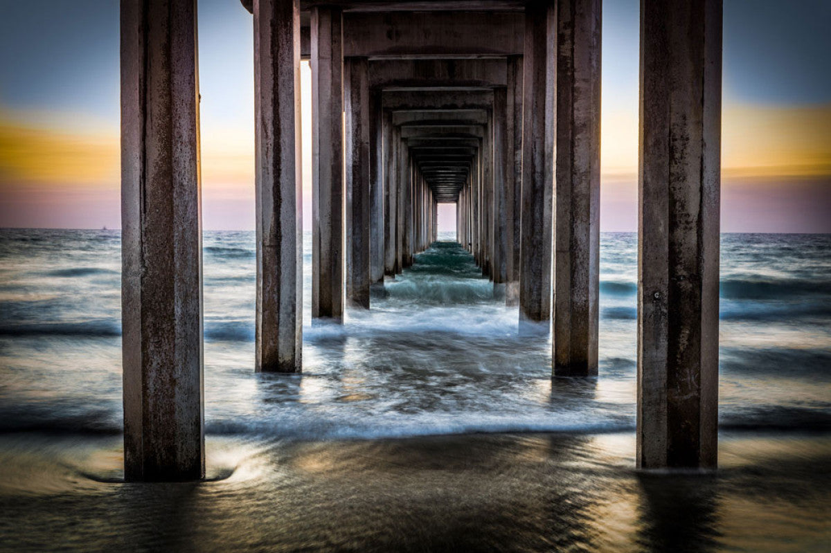 Kalifornien-Pier-Sonnenuntergang - Olivier Photography