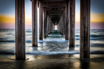 Kalifornien-Pier-Sonnenuntergang - Olivier Photography