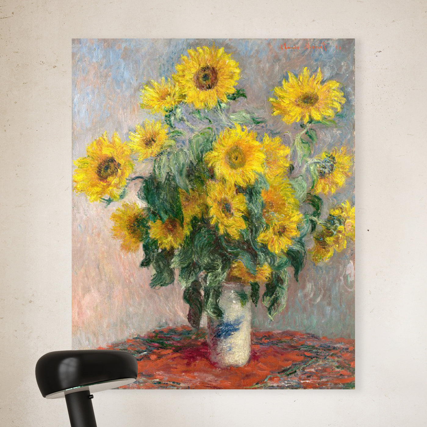 Claude Monet - Blumenstrauß mit Sonnenblumen