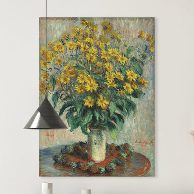 Claude Monet - Topinambur-Blüten