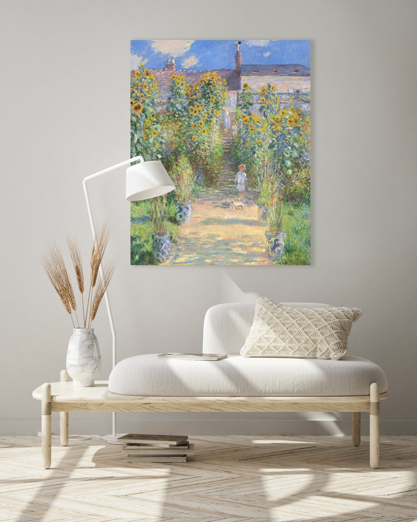 Claude Monet - Der Garten des Künstlers in Vétheuil