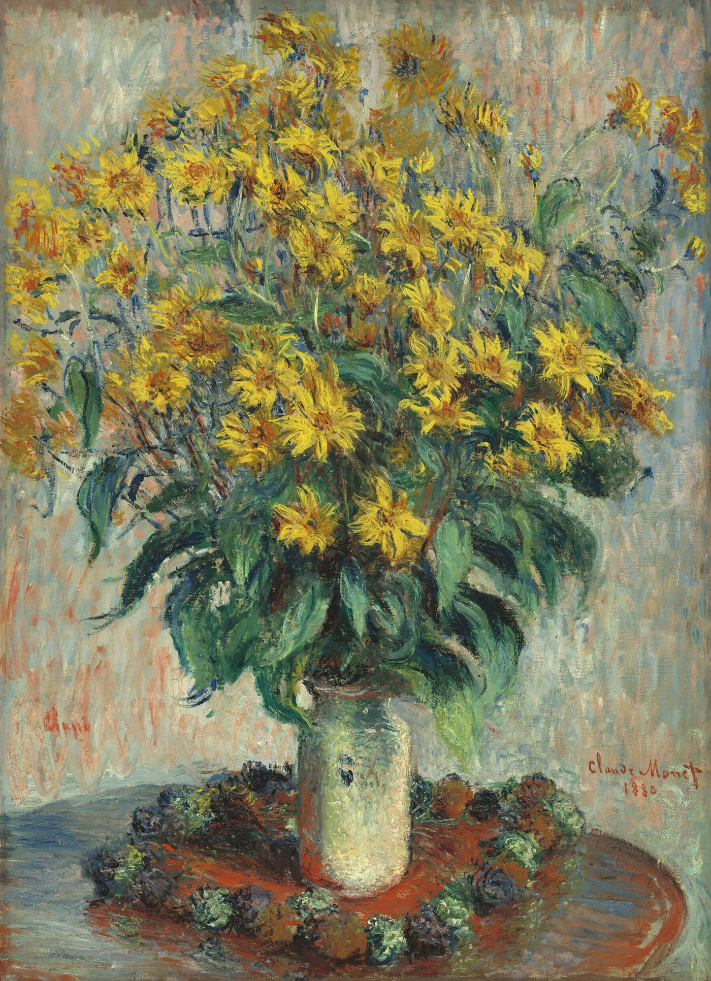 Claude Monet - Topinambur-Blüten
