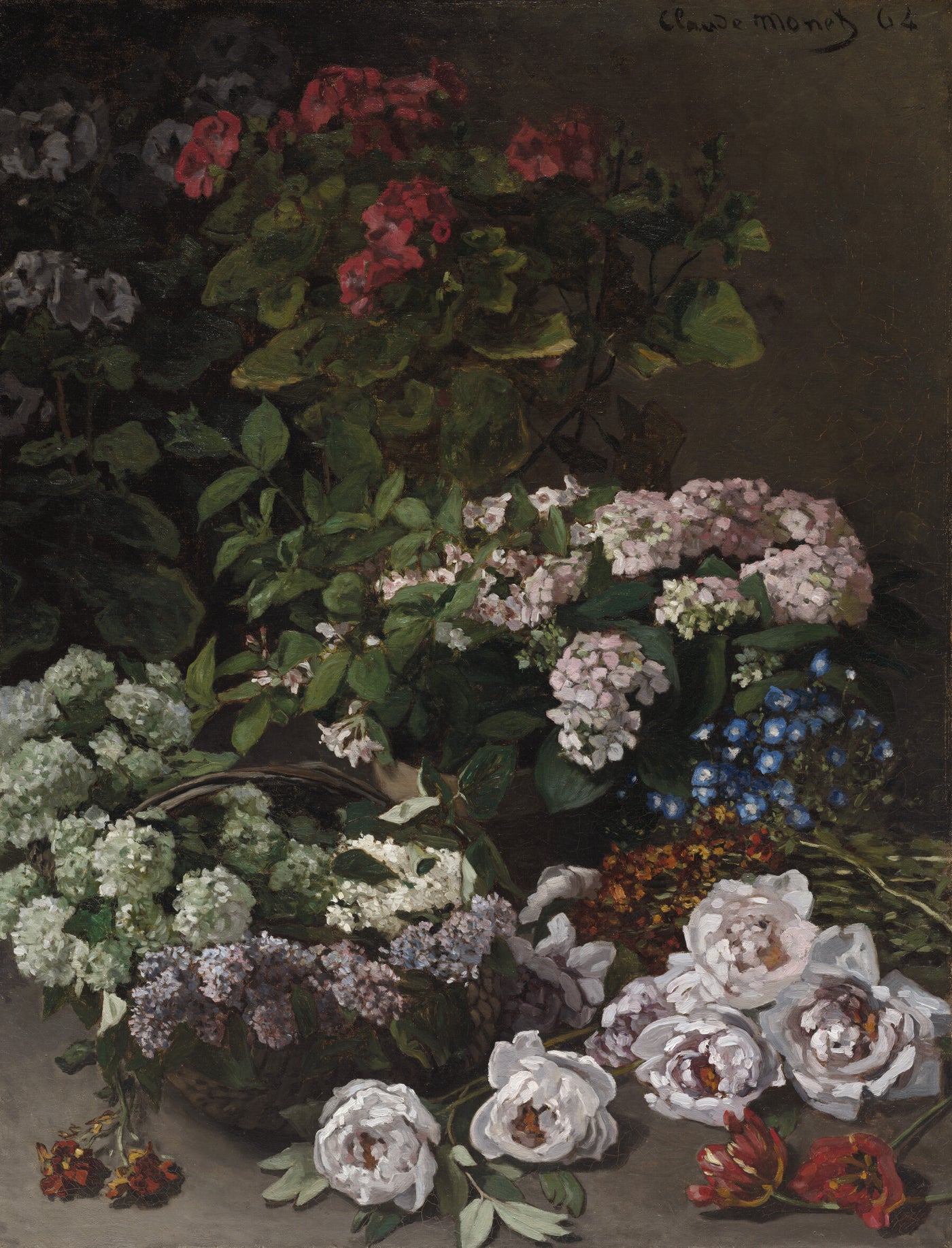 Claude Monet - Frühlingsblumen