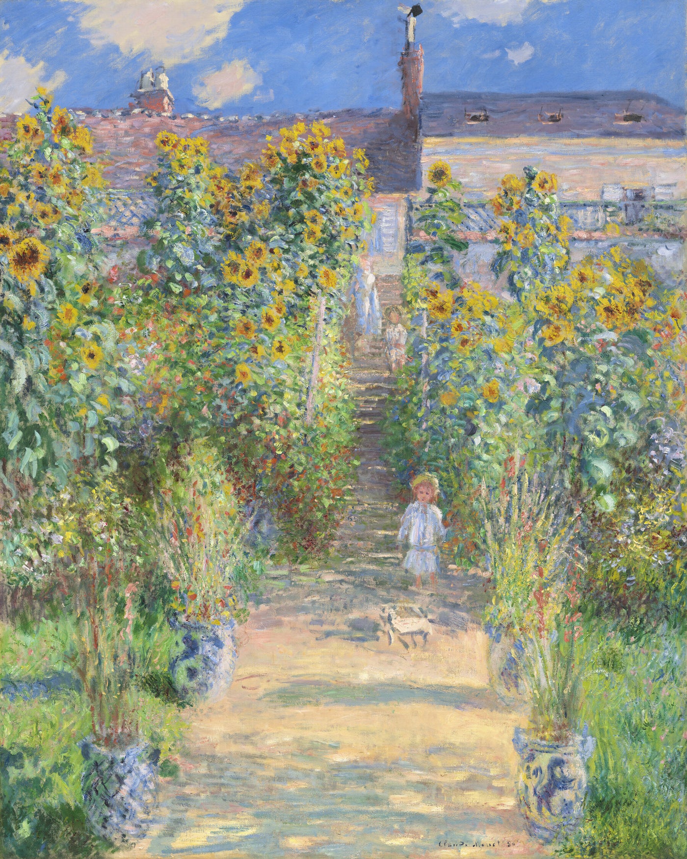 Claude Monet - Der Garten des Künstlers in Vétheuil