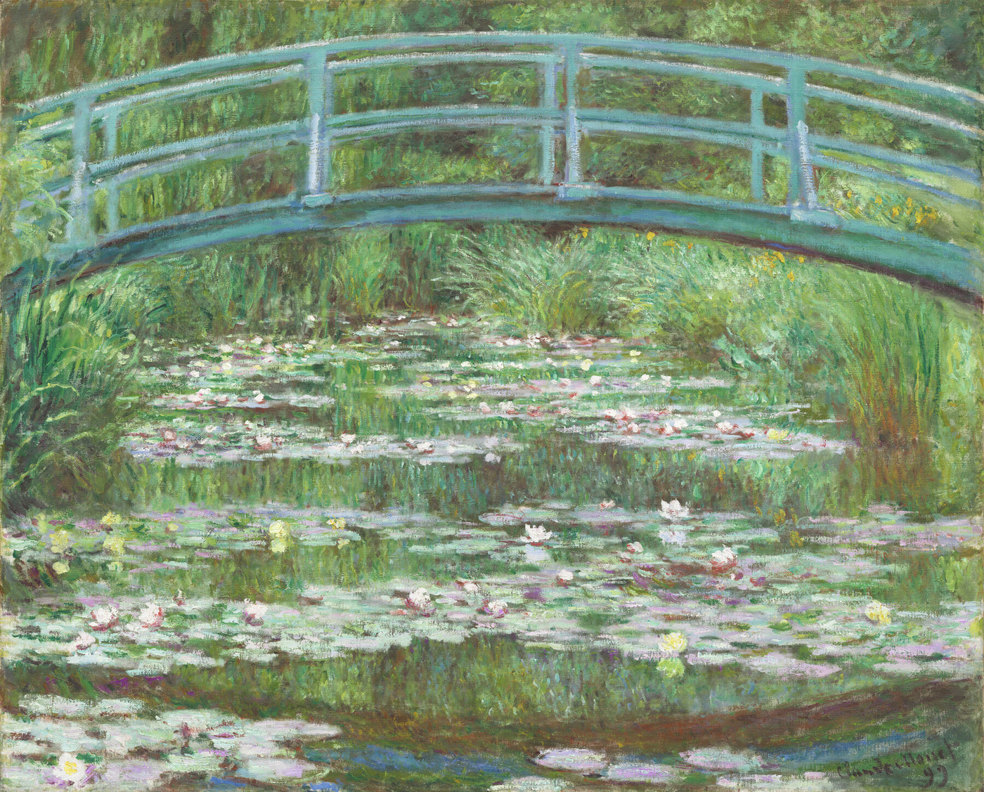 Claude Monet - Der japanische Steg