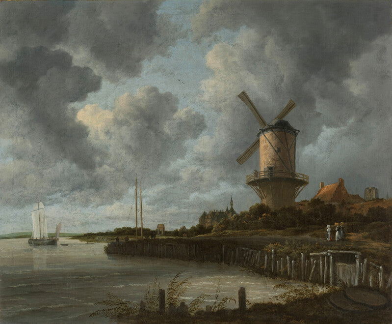Die Mühle in Wijk bij Duurstede, Jacob Isaacksz van Ruisdael, ca. 1668 - ca. 1670