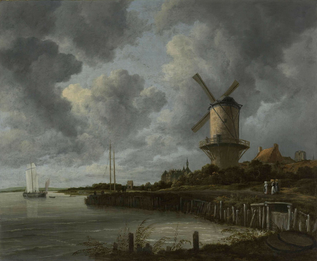 Die Windmühle in Wijk Bij Duurstede - Jacob Isaacksz Van Ruisdael