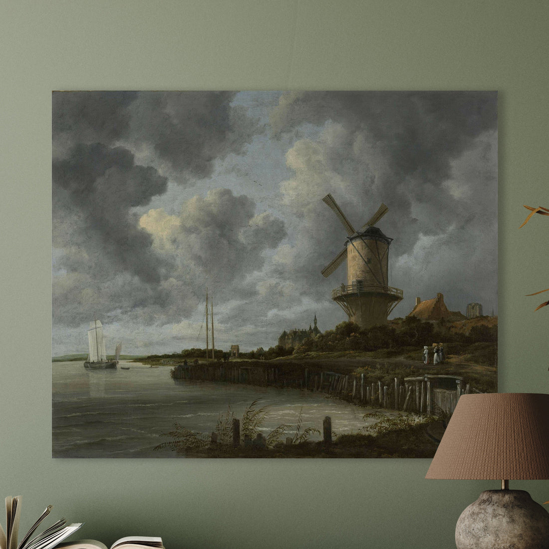 Die Windmühle in Wijk Bij Duurstede - Jacob Isaacksz Van Ruisdael