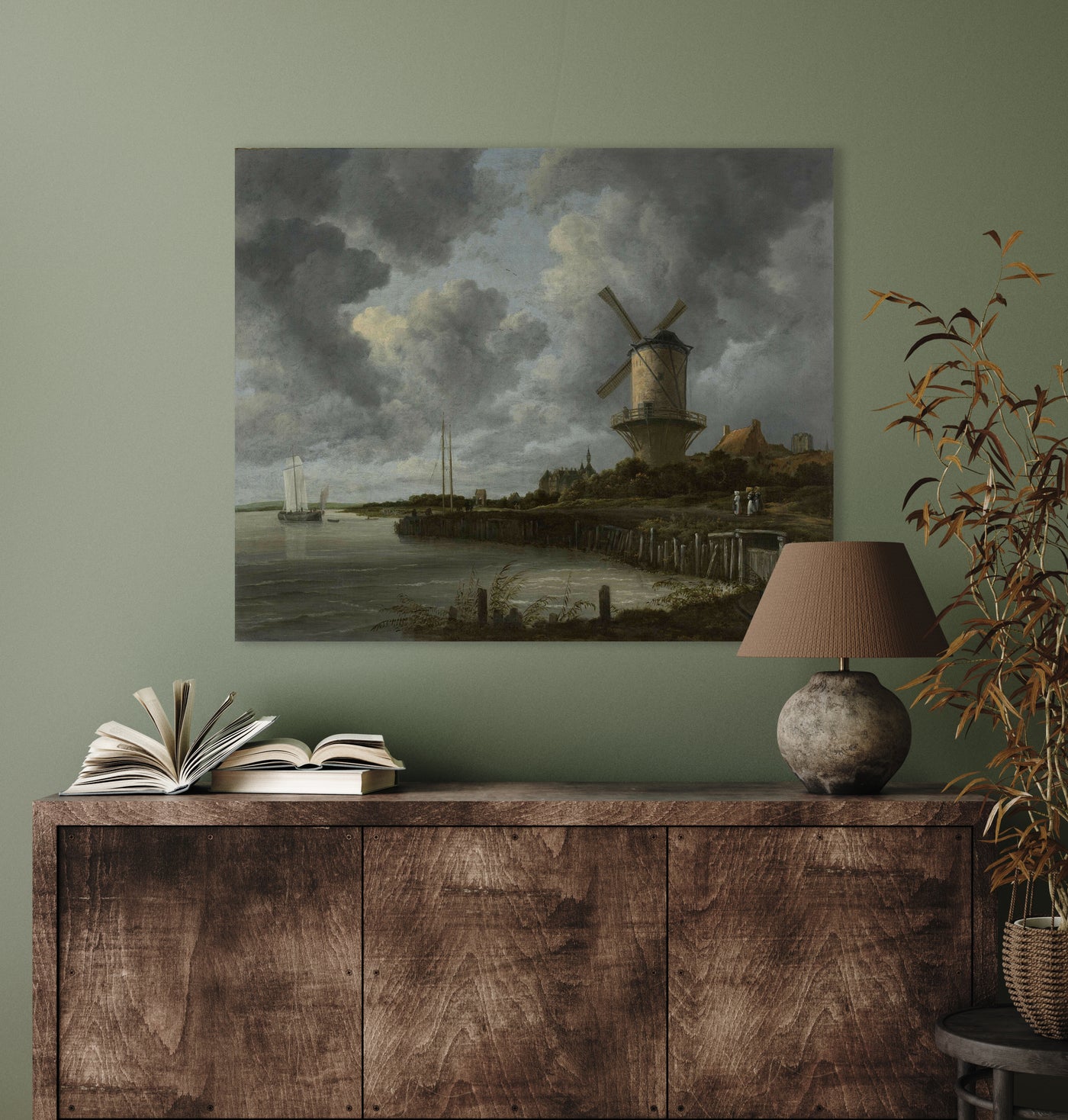 Die Windmühle in Wijk Bij Duurstede - Jacob Isaacksz Van Ruisdael