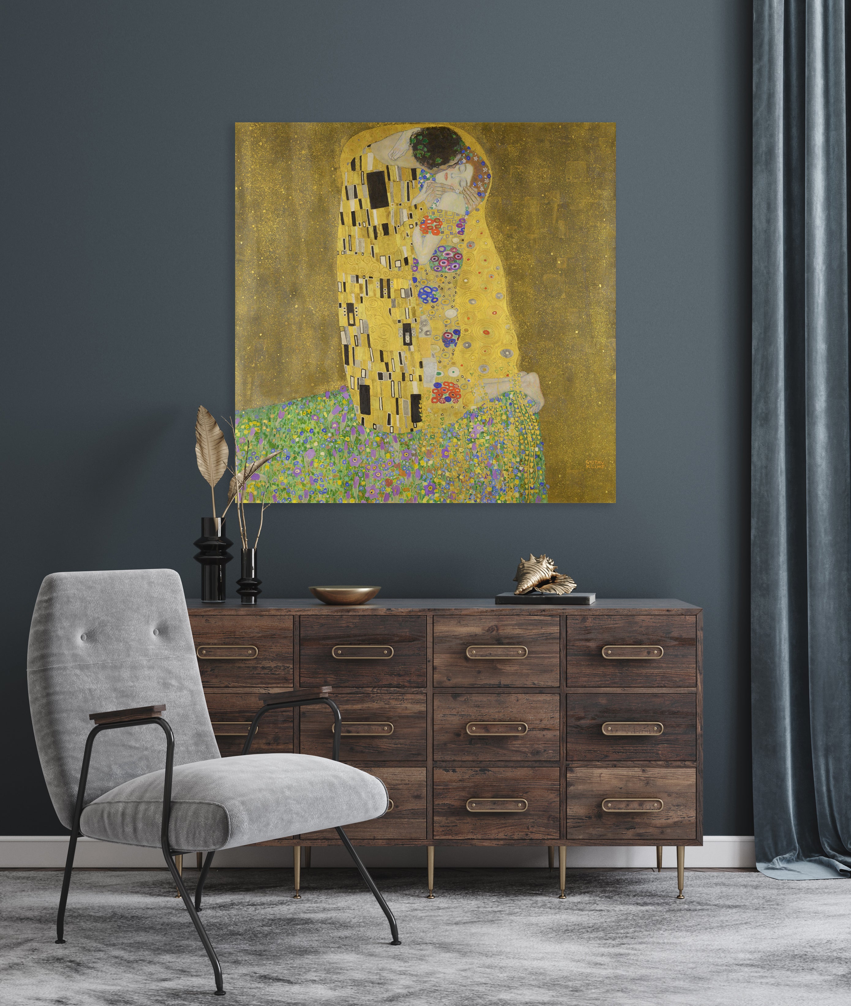 Der Kuss (Der Kuss) - Gustav Klimt
