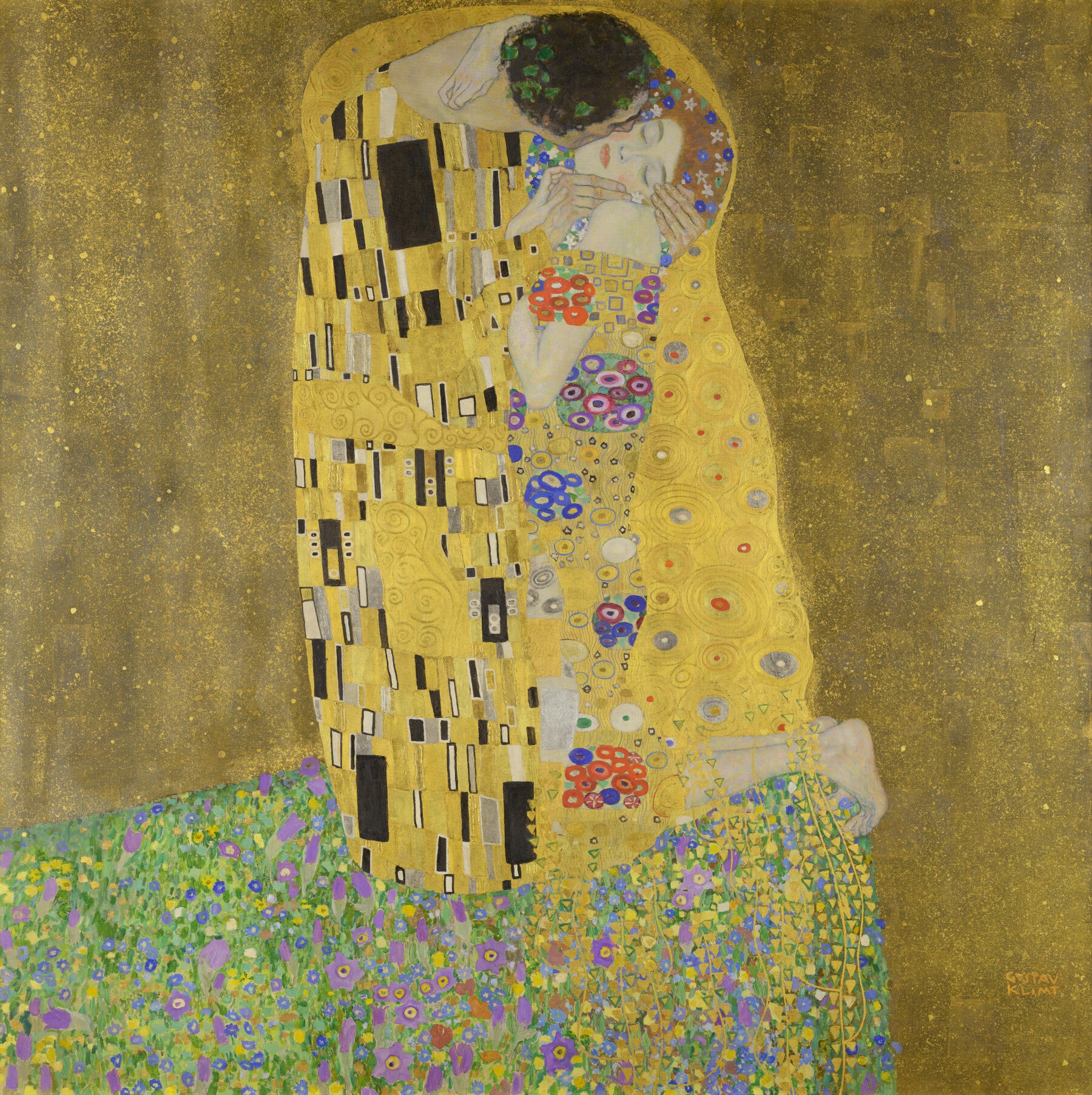 Der Kuss (Der Kuss) - Gustav Klimt