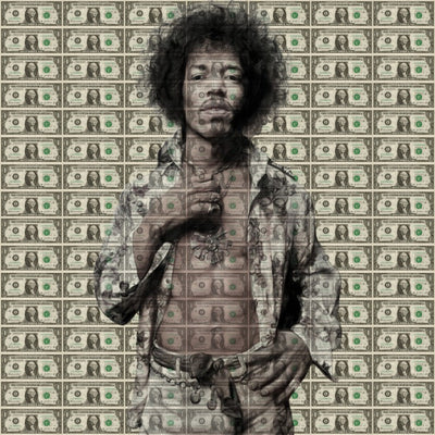 Dollarnoten Jimmy Hendrix - Rene Ladenius
