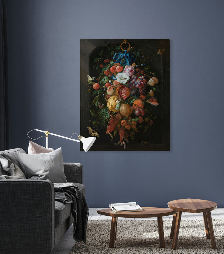 Girlande aus Früchten und Blumen, Jan Davidsz. de Heem, 1660 - 1670