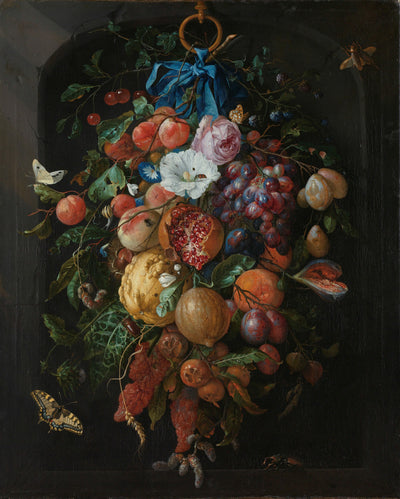 Girlande aus Früchten und Blumen, Jan Davidsz. de Heem, 1660 - 1670