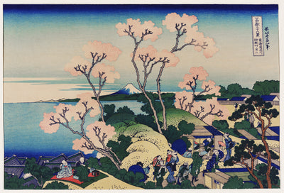 Goten-Yama-Hügel, Shinagawa am Tokaido von Katsushika Hokusai