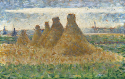 Heuhaufen (um 1882) von Georges Seurat