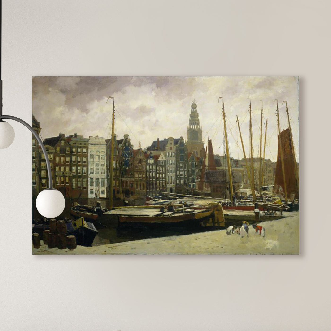 Der Damrak in Amsterdam, George Hendrik Breitner, 1903